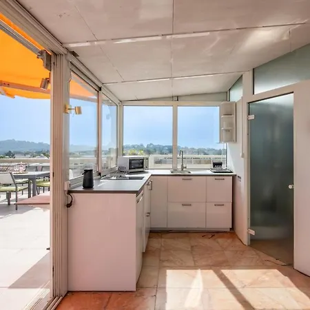 Three Bedrooms With Rooftop Terrace In Jlp Appartement Antibes
